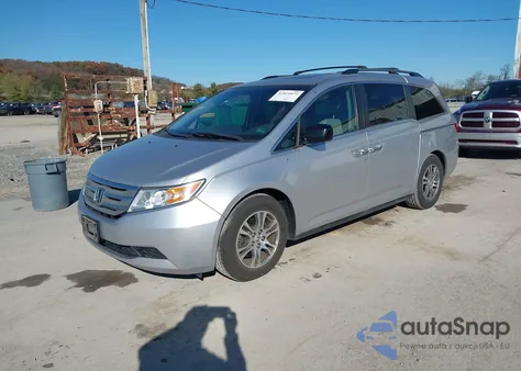 2012 Honda Odyssey Ex-L from USA, damaged, VIN 5FNRL5H65CB035305